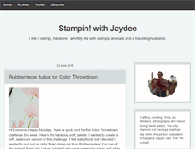 Tablet Screenshot of jaydeestamping.com